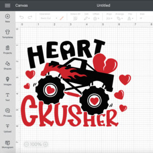 Heart Crusher SVG 2