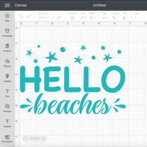 Hello Beaches SVG Summer time SVG cutting files 2