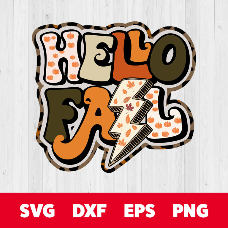 Hello Fall SVG Fall SVG Pumpkin Season SVG 1