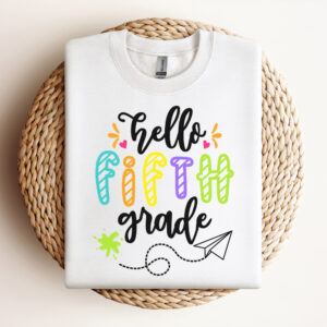 Hello Fifth Grade SVG First Day of School SVG Cut Files for Cricut 3
