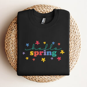 Hello Floral Spring SVG Farmhouse sign SVG cut files 3