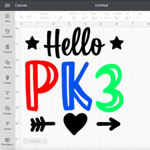 Hello PK3 SVG Back To School Cricut Silhouette SVG Cut Files 2