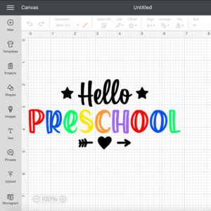 Hello Preschool SVG Back To School Cricut Silhouette SVG Cut Files 2