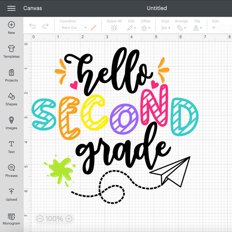 Hello Second Grade SVG First Day of School SVG Cut Files for Cricut 2