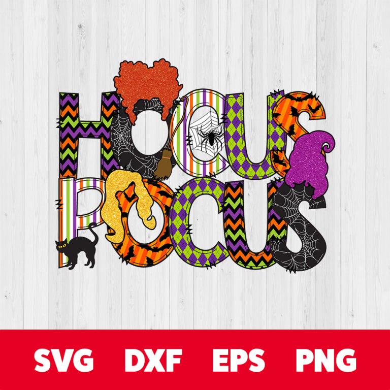 Hocus Pocus Design Sublimation Design Fall Shirt Design Halloween PNG 1