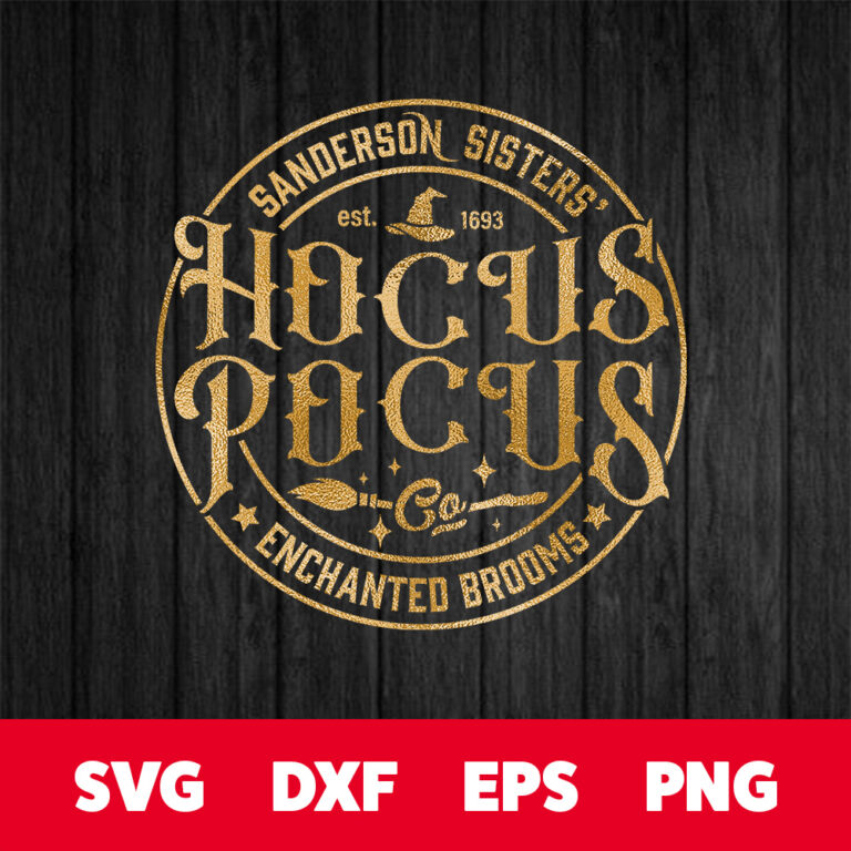 Hocus Pocus Enchanted Brooms SVG Hocus Pocus SVG 1