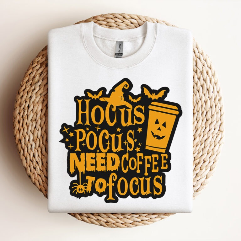 Hocus Pocus Need coffee to focus SVG Hocus Pocus SVG 3