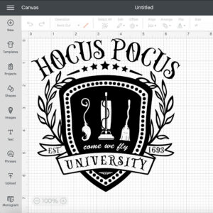 Hocus Pocus University SVG Sanderson Sisters T shirt BW Design SVG 2