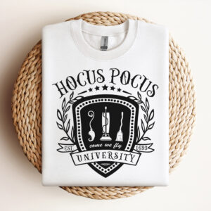 Hocus Pocus University SVG Sanderson Sisters T shirt BW Design SVG 3