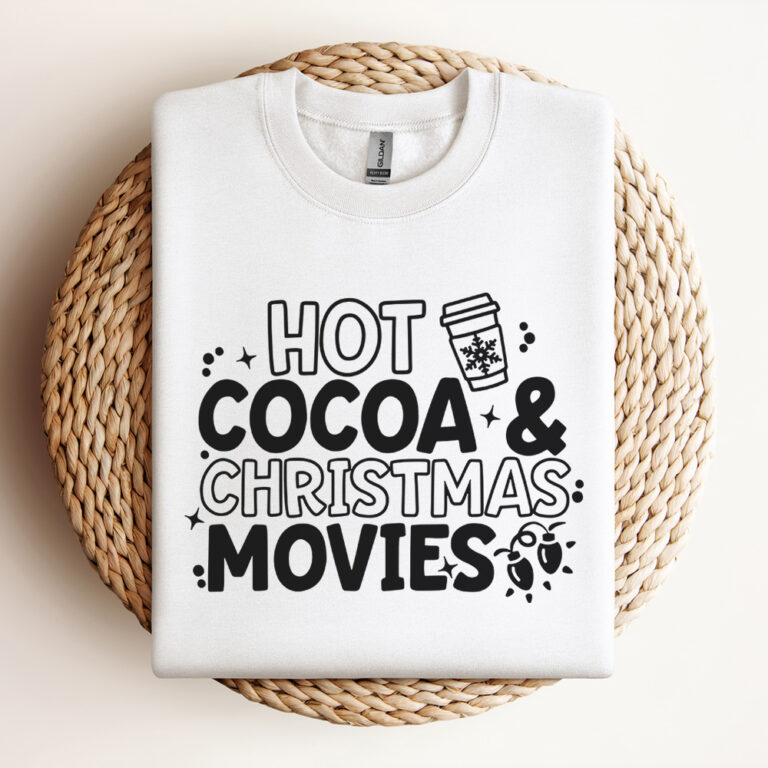 Hot Cocoa And Christmas Movies SVG 3