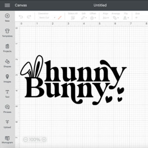 Hunny Bunny SVG Happy Easter Rabbit T shirt Design SVG Cut Files Cricut 2