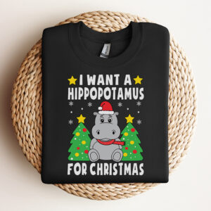 I Want A Hippopotamus For Christmas Hippo Pajamas Boys Girls 3