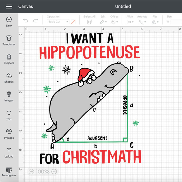 I Want A Hippopotamus For Christmas SVG 2