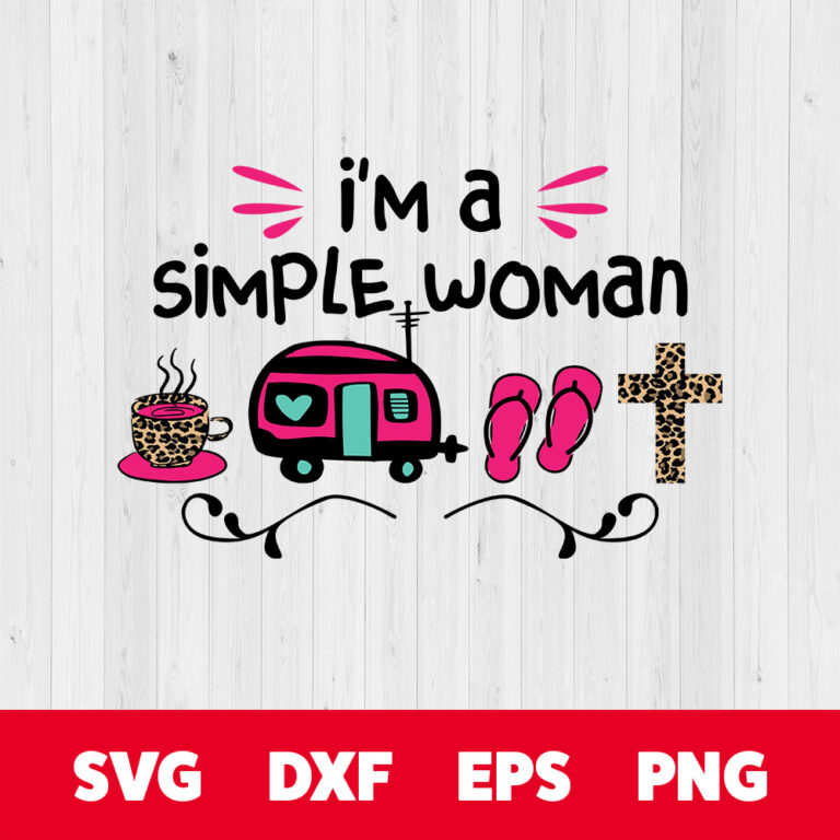 Im A Simple Woman PNG Camper PNG 1