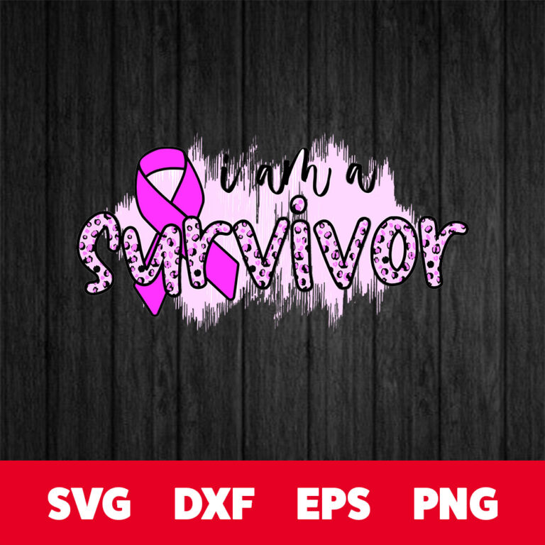 Im A Survivor Pink Ribbon PNG Cancer PNG 1