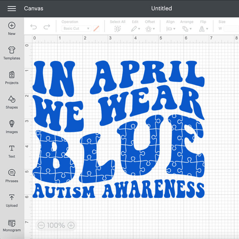 In April We Wear Blue SVG T shirt Design SVG PNG 2