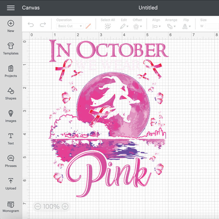 In October We Wear Pink Witch Breast Cancer Awareness SVG 2