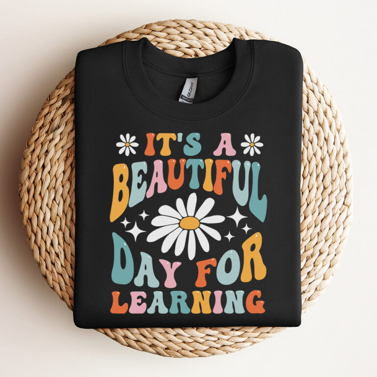 Its Beautiful Day For Learning Rainbow Teacher Students SVG 3