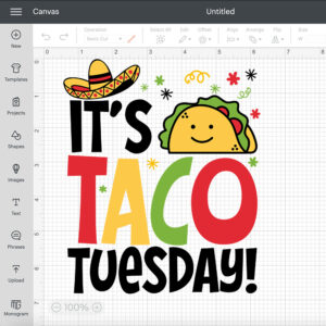 Its Taco Tuesday SVG T shirt Design For Tacos Lovers SVG cut files Cricut 2