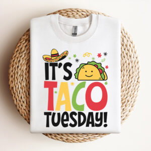 Its Taco Tuesday SVG T shirt Design For Tacos Lovers SVG cut files Cricut 3