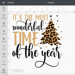 Its The Most Wonderful Time Of The Year SVG Leopard Christmas Tree SVG 2