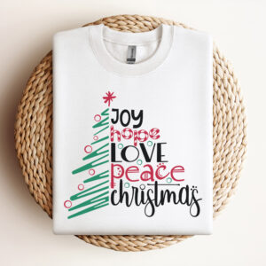 Joy Hope Love Peace Christmas SVG 3