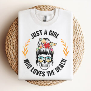Just A Girl Who Loves Beach PNG Sublimation Hello Summer Sublimation 3