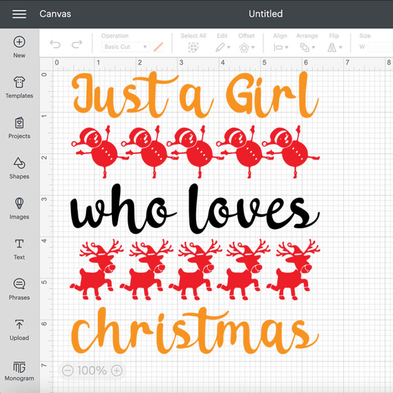 Just A Girl Who Loves Christmas Christmas Quotes SVG 2
