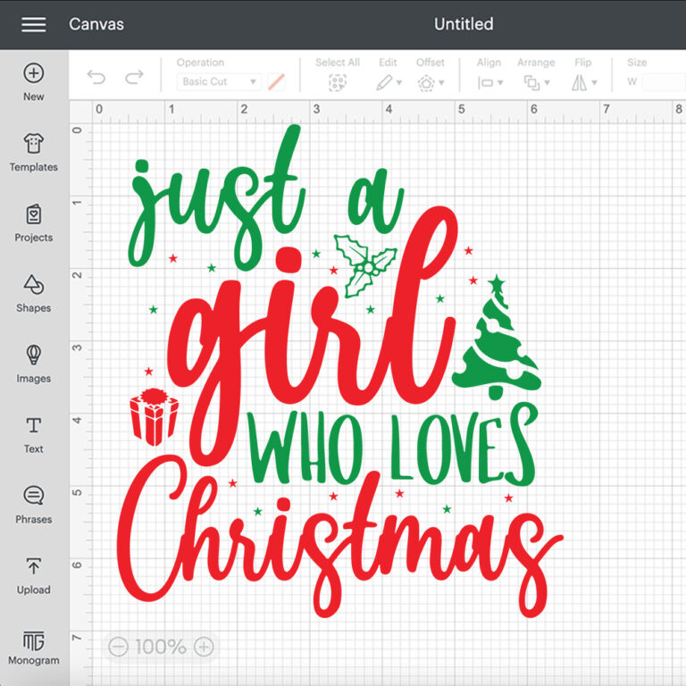 Just a Girl Who Love Christmas SVG 2