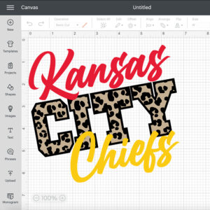 Kansas City Chiefs Leopard SVG NFL Football Team T shirt Design SVG Cut Files 2