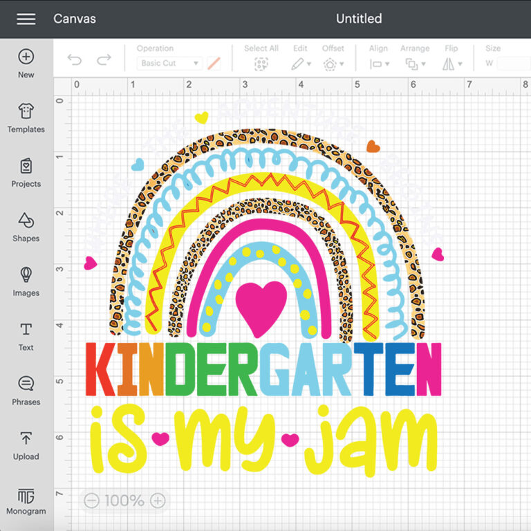 Kindergarten Is My Jam Back To School Rainbow Teacher SVG 2