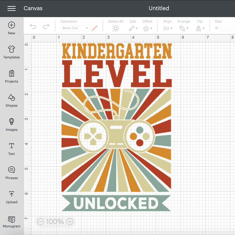 Kindergarten Level Unlocked SVG 2