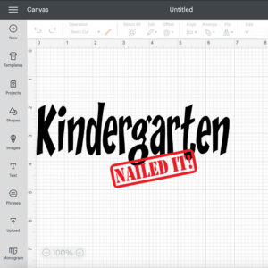 Kindergarten Nailed It SVG 2