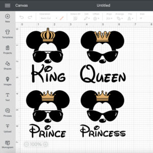 King Queen Prince Princess Bundle SVG 2