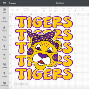 LSU Tigers Design Sublimation Design Graphic Design Football Design PNG 2