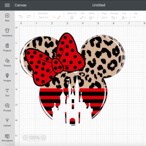 Leopard And Red Mouse Vacation Design Mouse Design Rainbow PNG 2