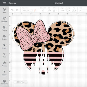 Leopard And Rose Mouse Vacation Design Mouse Design Rainbow PNG 2