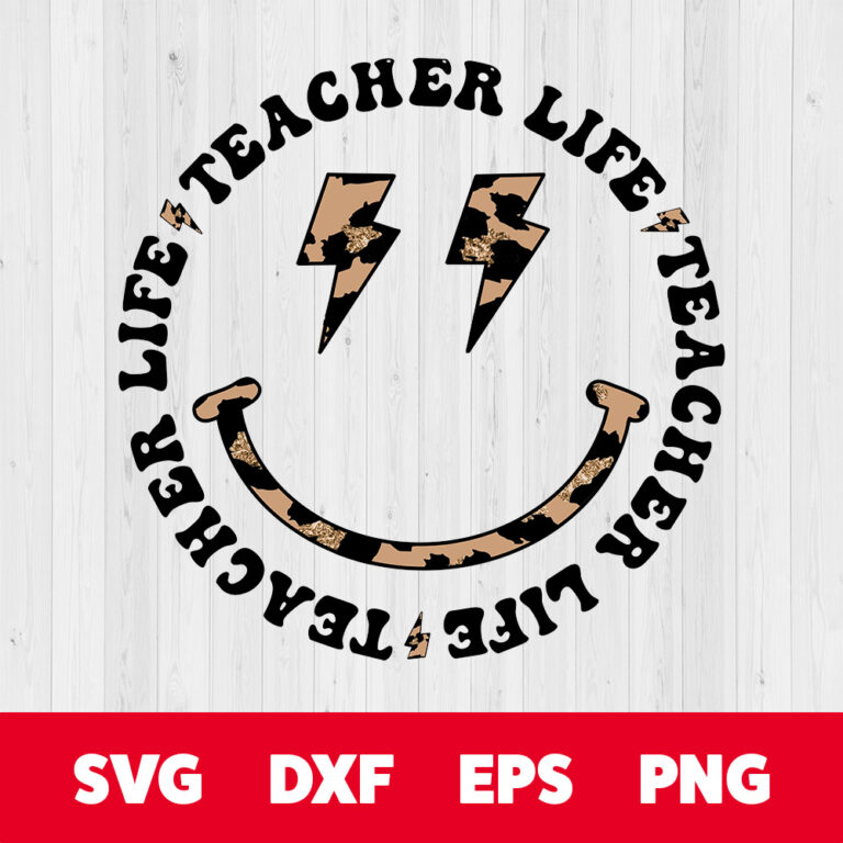 Leopard Teacher Life Smile Design Teacher Design Teacher PNG 1