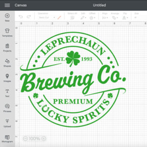 Leprechaun Brewing Co Premium Lucky Spirits SVG St Patricks Day SVG 2