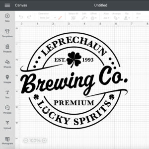 Leprechaun Brewing Co Premium Lucky Spirits SVG St Patricks Design SVG 2