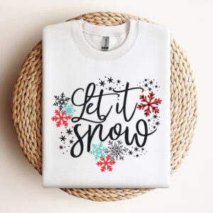 Let It Snow Christmas Color SVG 3