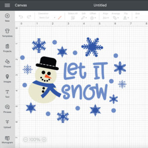 Let It Snow SVG Merry Christmas SVG 2
