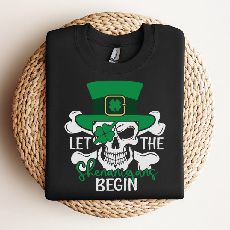 Let The Shenanigan Begin SVG Skeleton SVG Funny St Patricks Day SVG 3