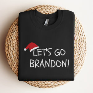 Lets Go Brandon Christmas Santa Hat Funny Joe Biden 3