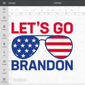 Lets Go Brandon Sunglasses SVG USA Flag T Shirt design SVG Cut Files 2