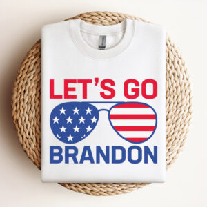 Lets Go Brandon Sunglasses SVG USA Flag T Shirt design SVG Cut Files 3