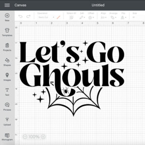 Lets Go Ghouls SVG Halloween Thanksgiving Retro Design SVG cut file 2