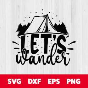Lets Wander SVG 1