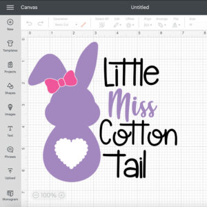 Little Miss Cotton Tail SVG 2