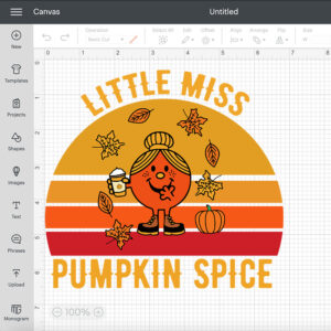 Little Miss Pumpkin Spice SVG Little Miss Thanksgiving Halloween SVG 2